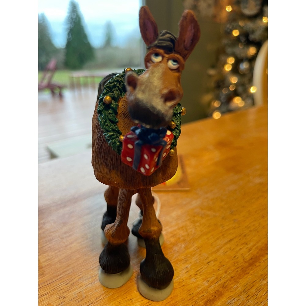 Bobble Bods by Doug Harris for Russ set of 2 Horace the Horse & Heffie the Cow - Picture 3 of 16